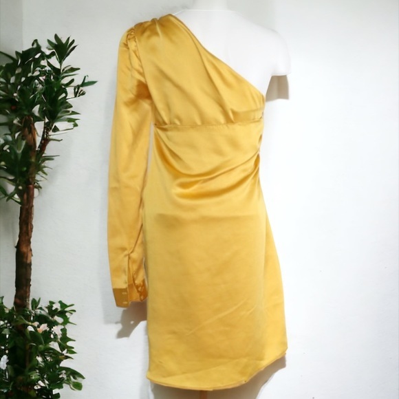 Lovers + Friends Ana Yellow One Shoukder Mini Dress - Picture 8 of 13